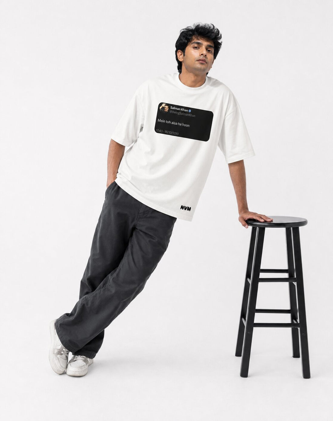 Bhai Tweet graphic T-shirt gift by NVM