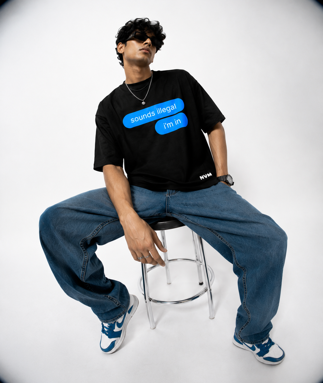 Oversized fit t-shirt sizing