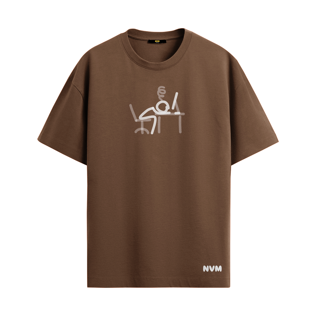 exhausted - moodle tee