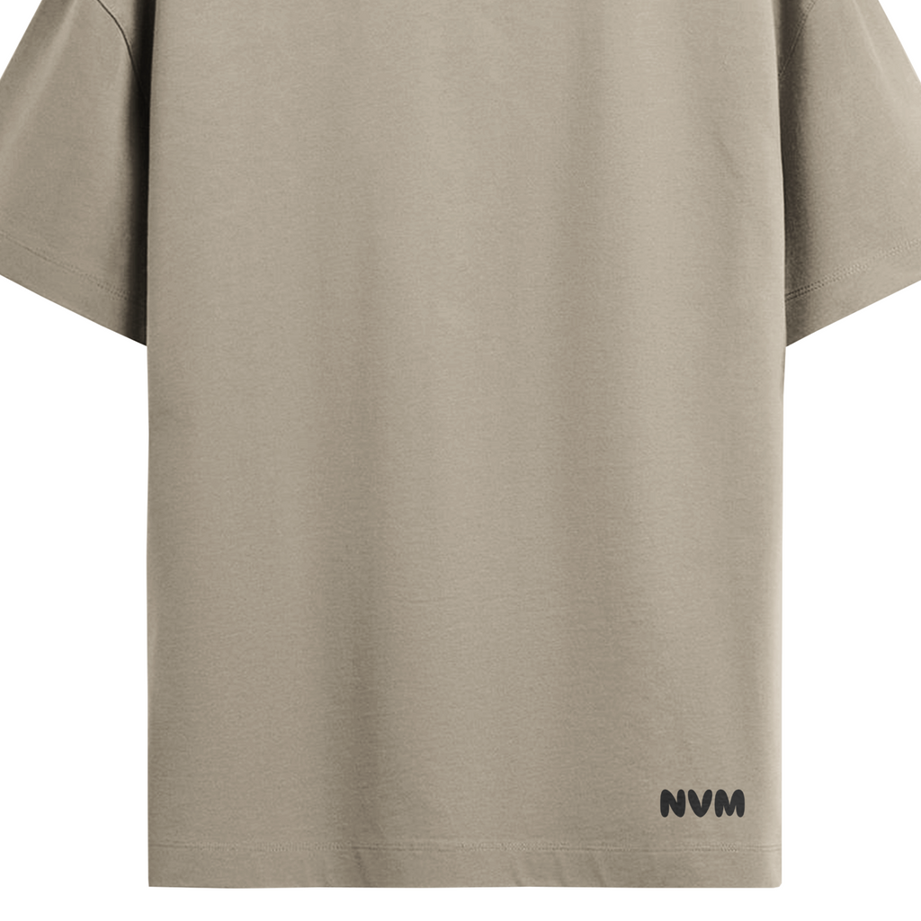 Beige | Oversized Tee | Sober by NVM