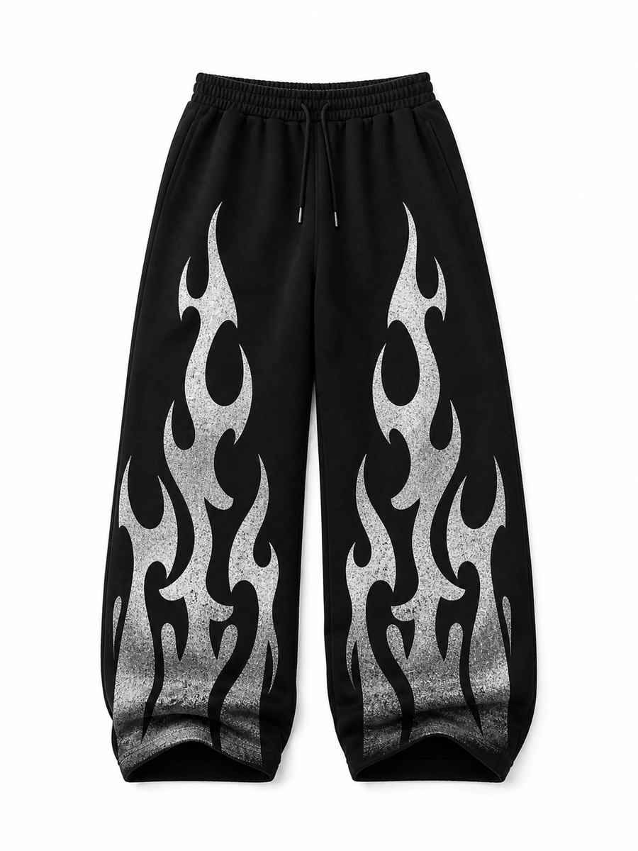 Flames PJ - midnight - baggy baggy pyjama by NVM