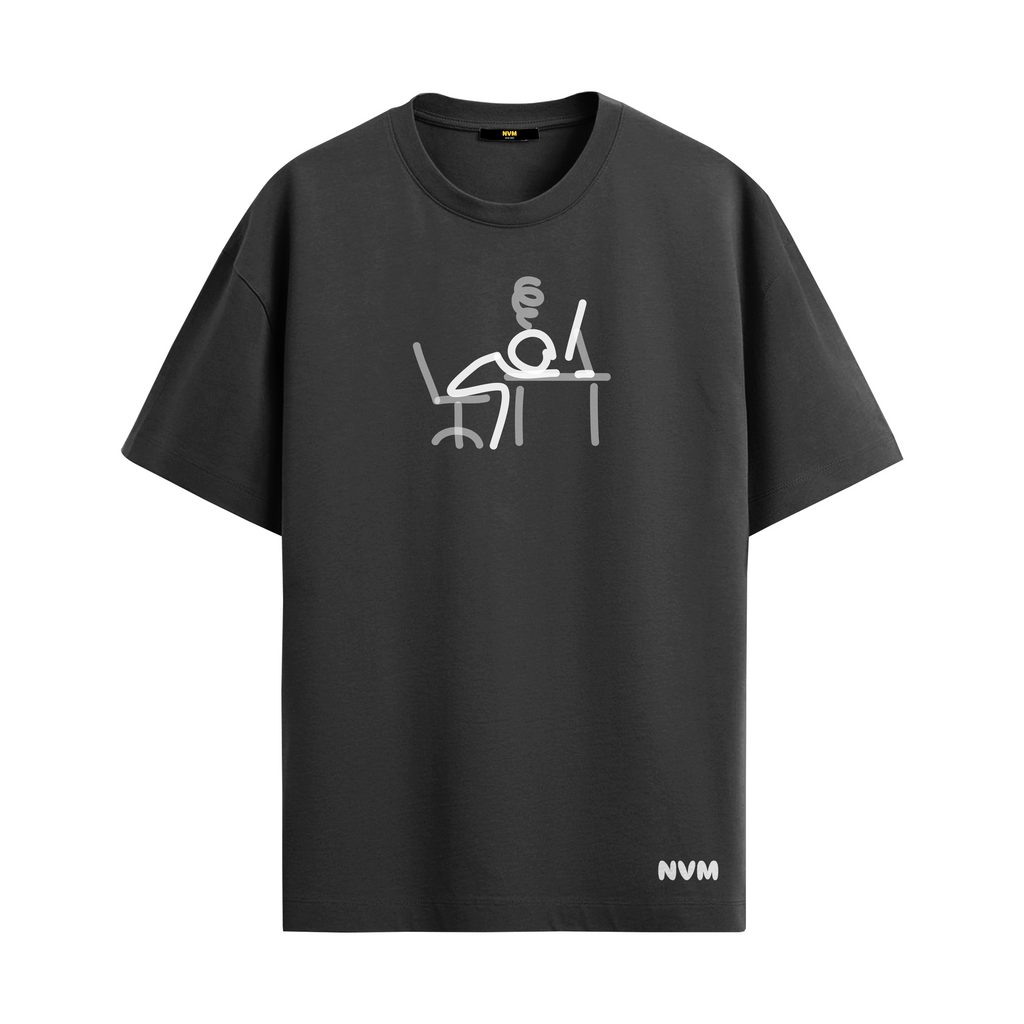 exhausted - moodle tee